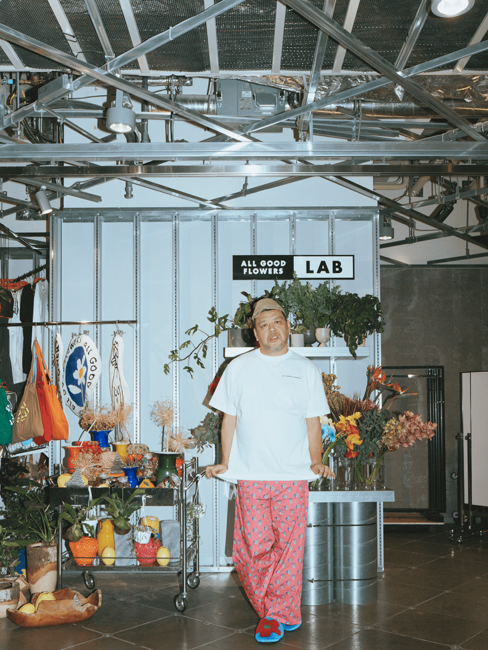 野性爆弾・くっきー！とALL GOOD FLOWERSの個性あふれる新コレクション